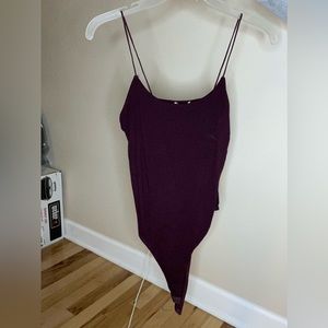 Bodysuit burgundy size large